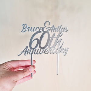 Anniversary Cake Topper