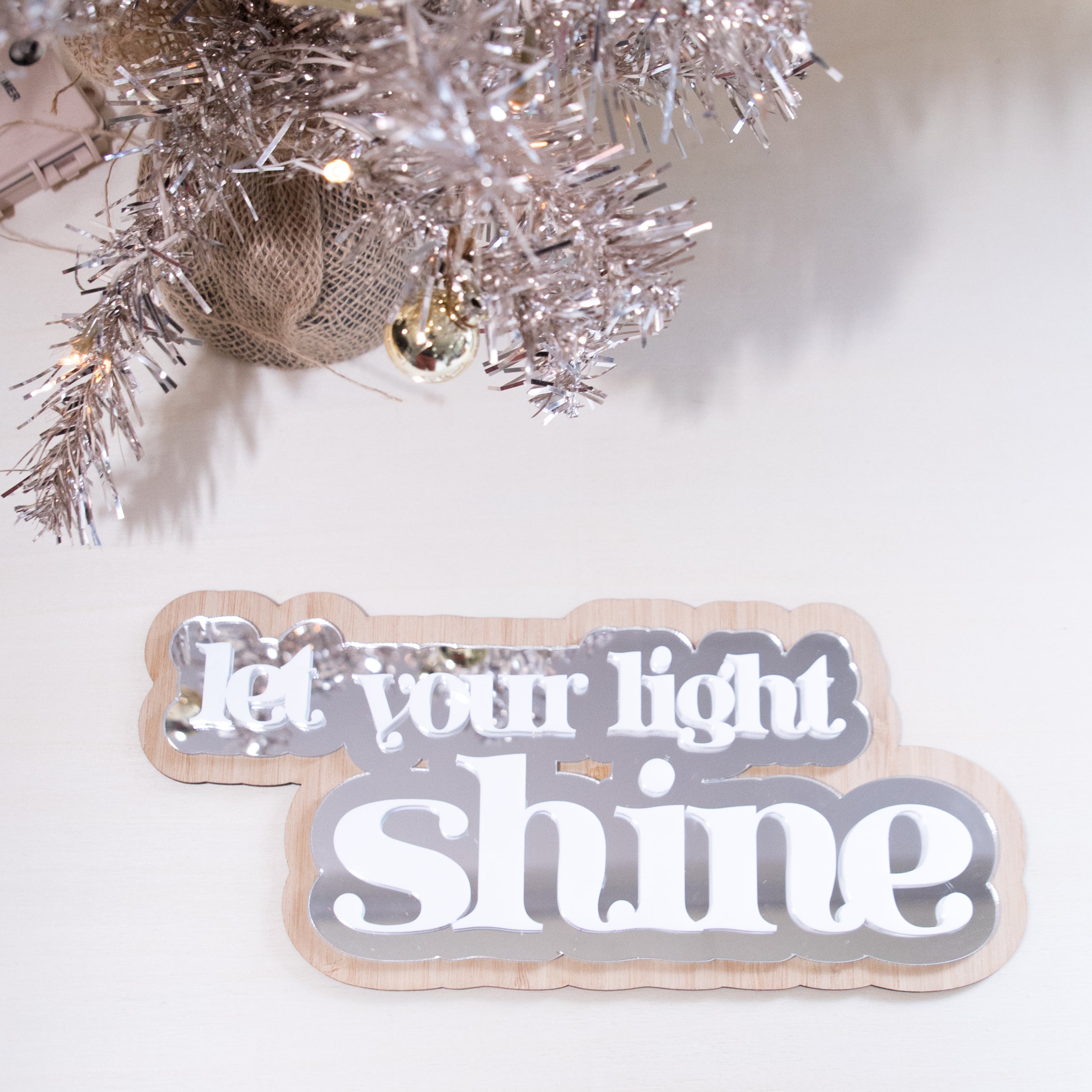 Let Your Light Shine Layered Plaque - READY TO SEND