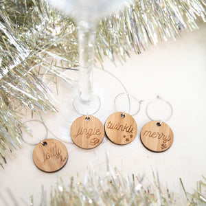 Personalised Wine Glass Charms