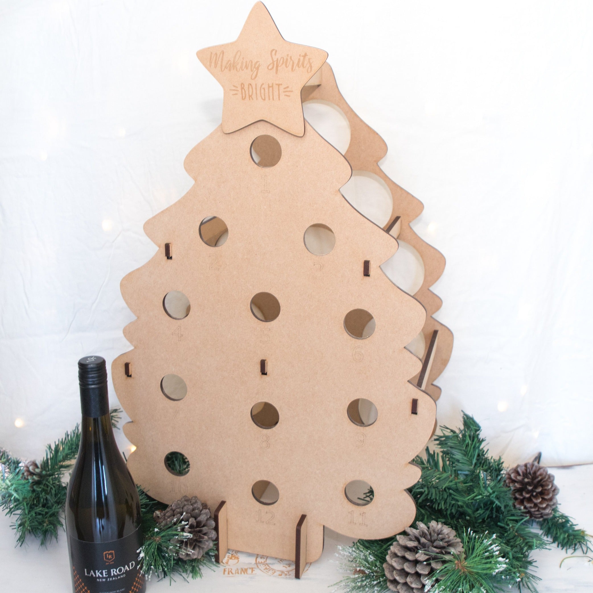 Tipsy Tree Advent Calendar - Wine - 12 bottles