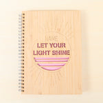 Load image into Gallery viewer, Personalised Notebook - Let Your Light Shine
