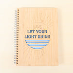 Load image into Gallery viewer, Personalised Notebook - Let Your Light Shine
